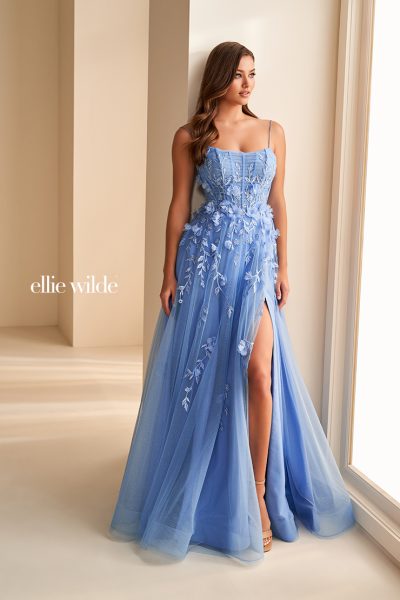Prom dresses with flowers in Cardiff, South Wales Prom Shop