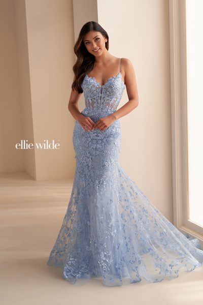 pale blue fitted lace prom dresses in cardiff Prom dress shop on Newport Road lots of colours