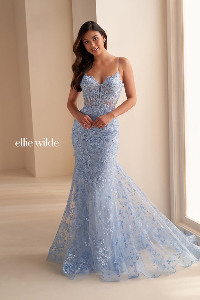 pale blue fitted lace prom dresses in cardiff Prom dress shop on Newport Road lots of colours